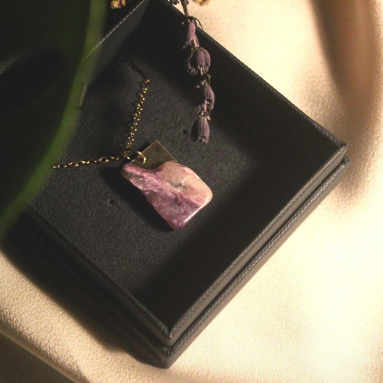 Lavender Necklace - 14K Gold-Filled