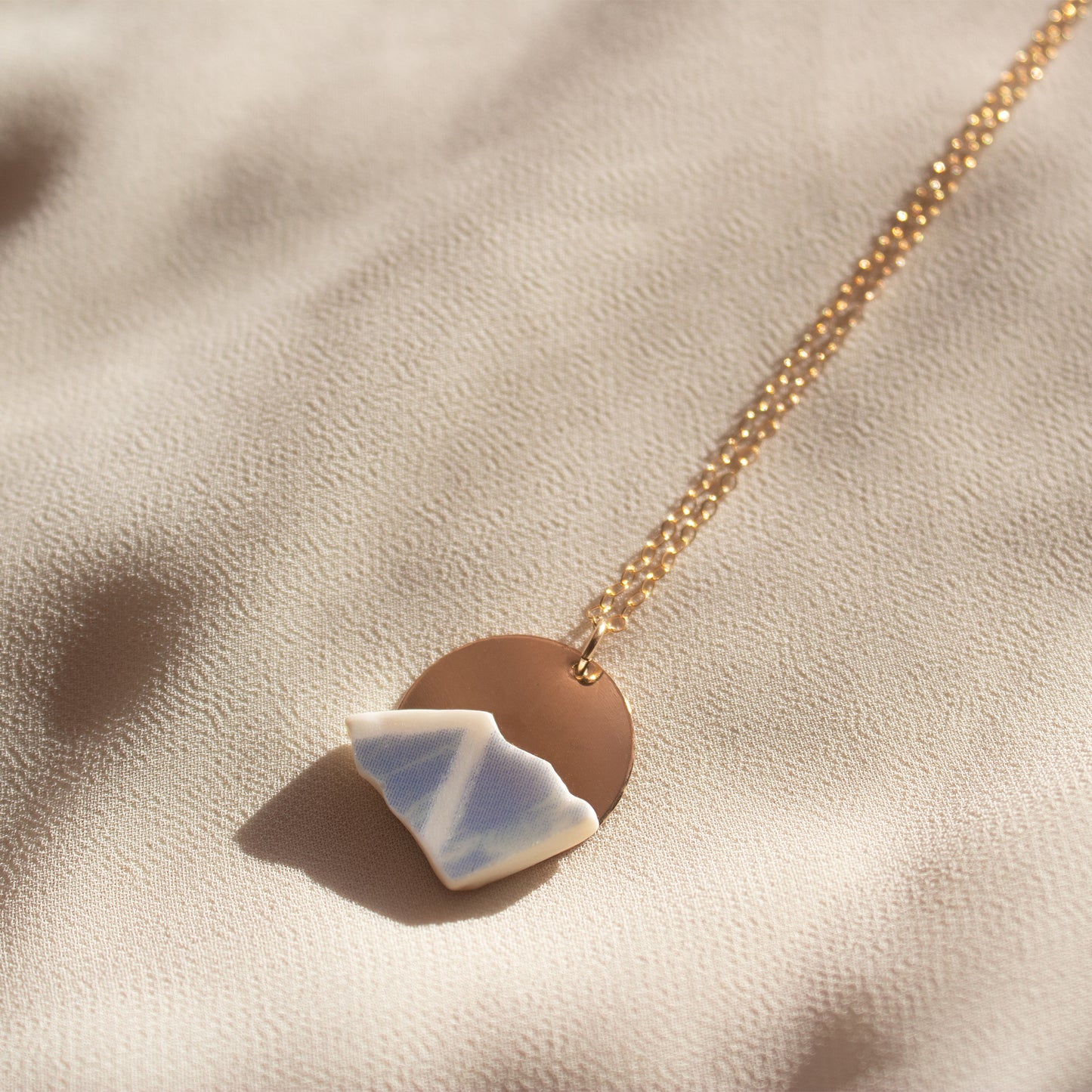Azure Sky Necklace  - 14K Gold-Filled