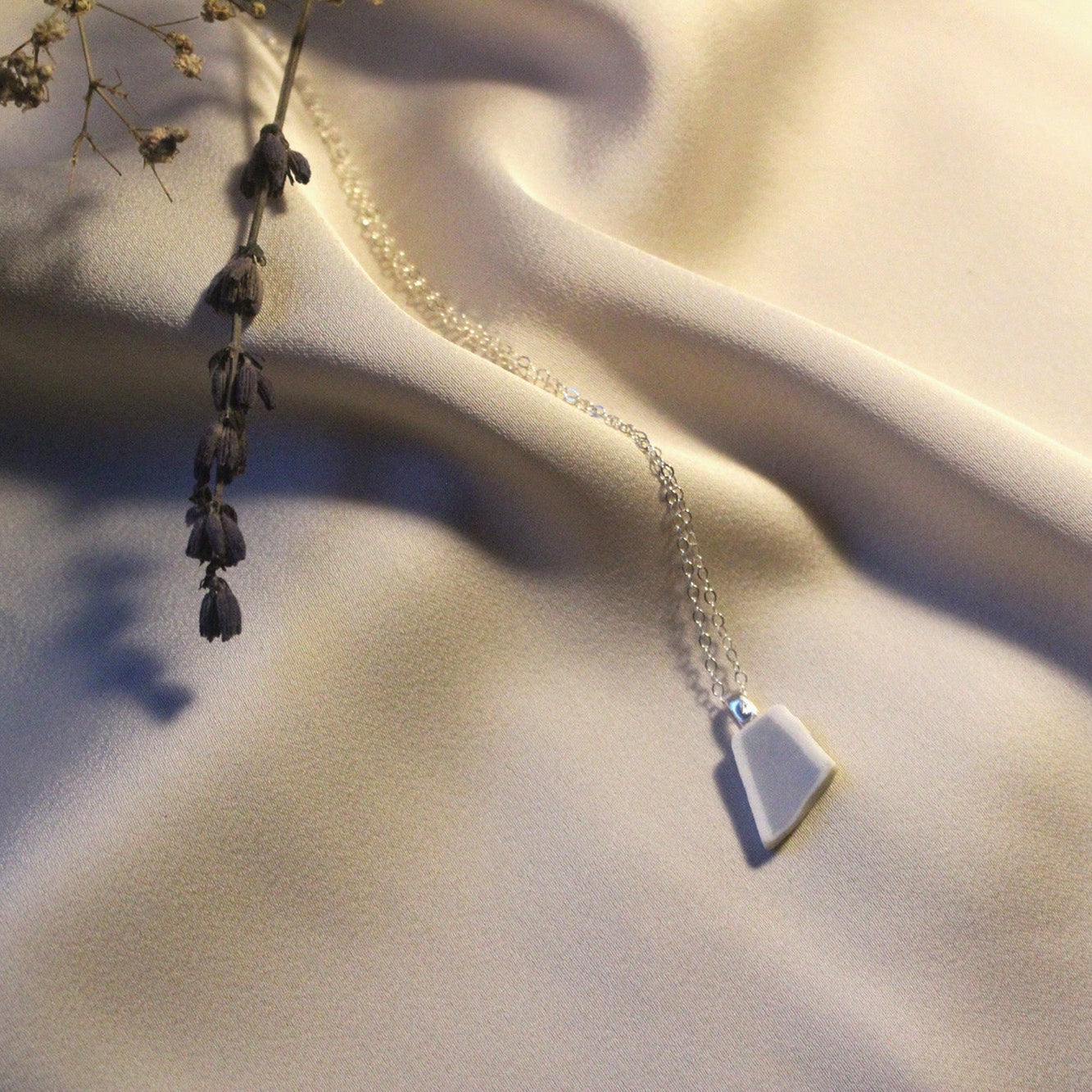 Blue Mist Necklace - Sterling Silver