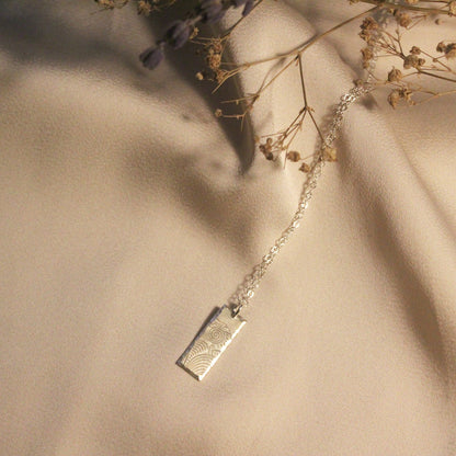 Sun Swirl Necklace - Sterling Silver