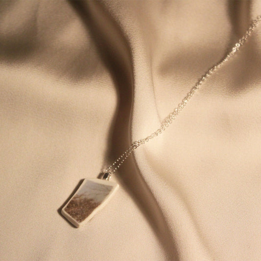 Vintage Blue Necklace- Sterling Silver