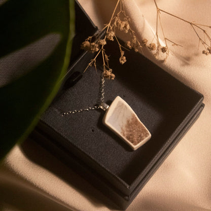 Vintage Blue Necklace- Sterling Silver