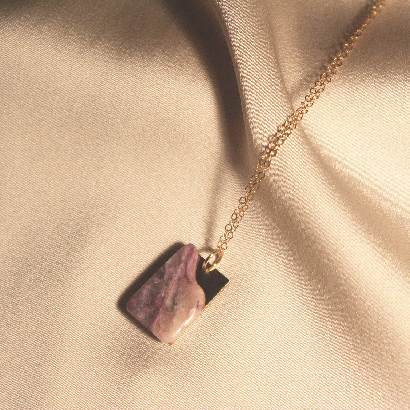 Lavender Necklace - 14K Gold-Filled