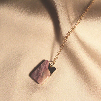 Lavender Necklace - 14K Gold-Filled