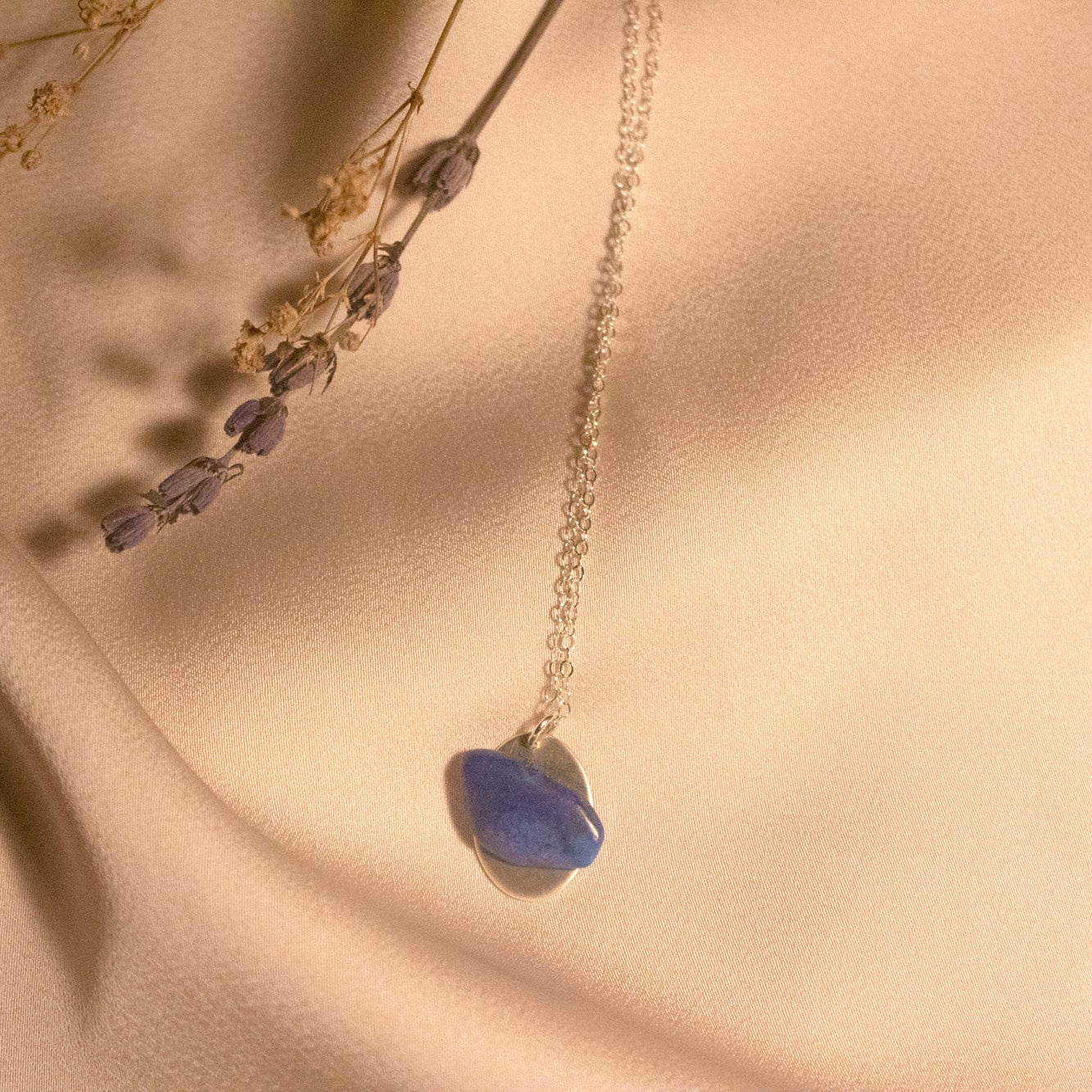 Lapis Lazuli Necklace - Sterling Silver