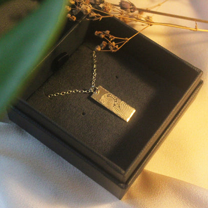 Sun Swirl Necklace - Sterling Silver