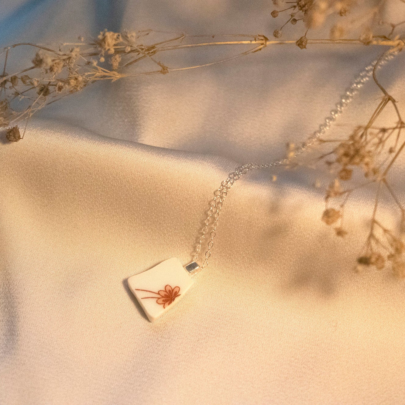 Cherry Blossom Necklace - Sterling Silver